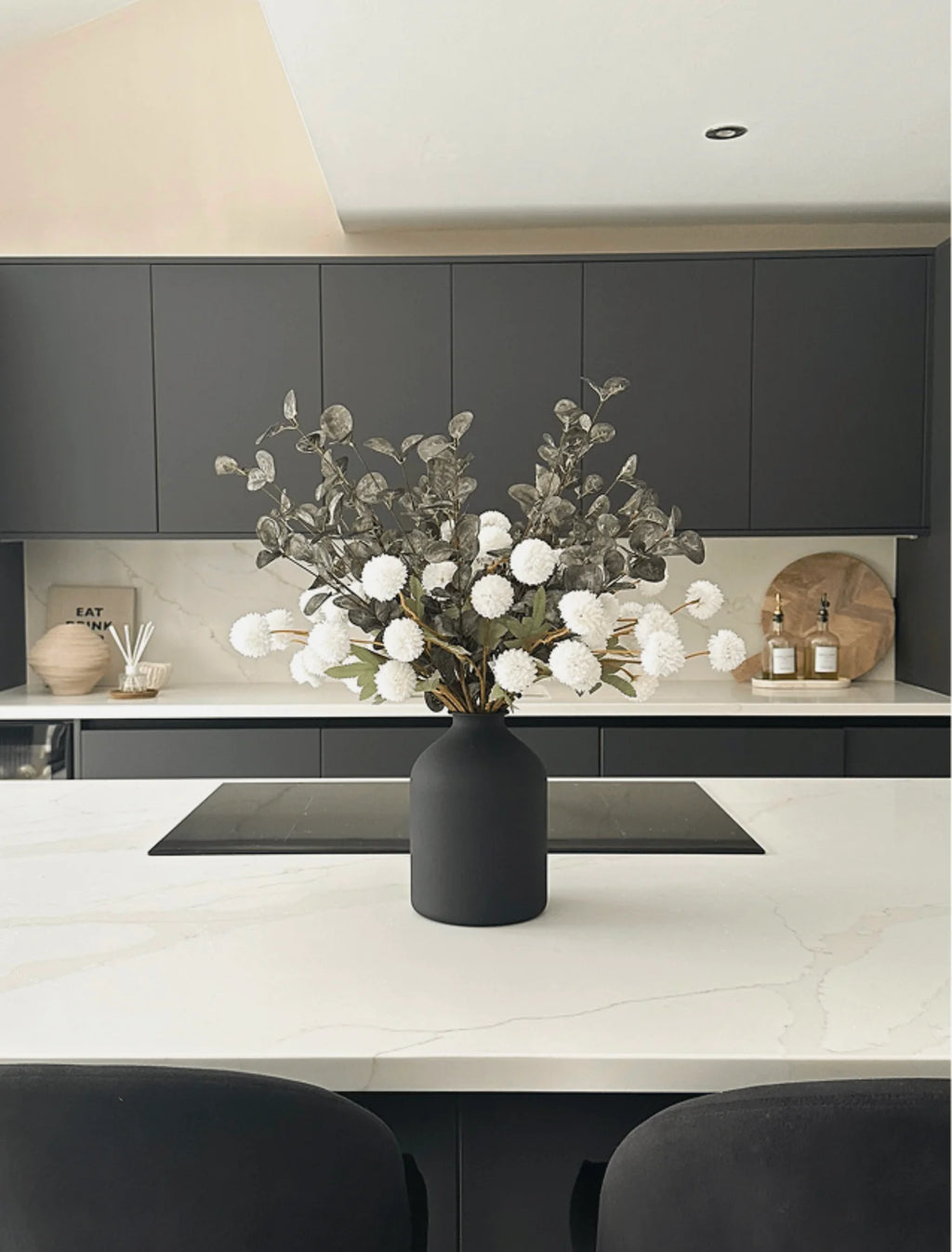 Faux Arrangement - White & Green